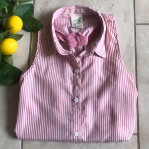 Lily Bleu Pink Button up Tank Top
